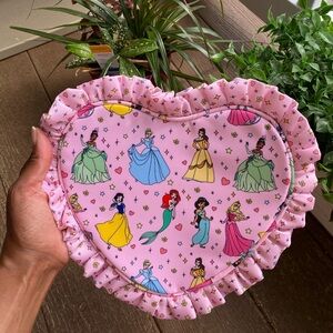 👸🏽Stoney Clover Lane Never Stop Dreaming Princess Heart Pouch👸🏽